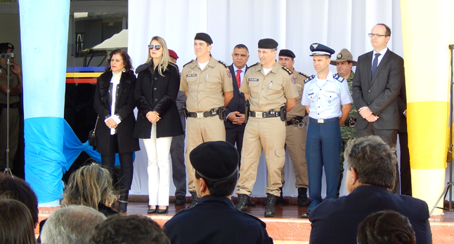 A vice-prefeita Angela Kilson esteve presente na solenidade, representando o prefeito Luis Álvaro
